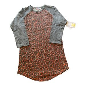 Lularoe XXS Womens Randy Shirt Top 3/4 Sleeve